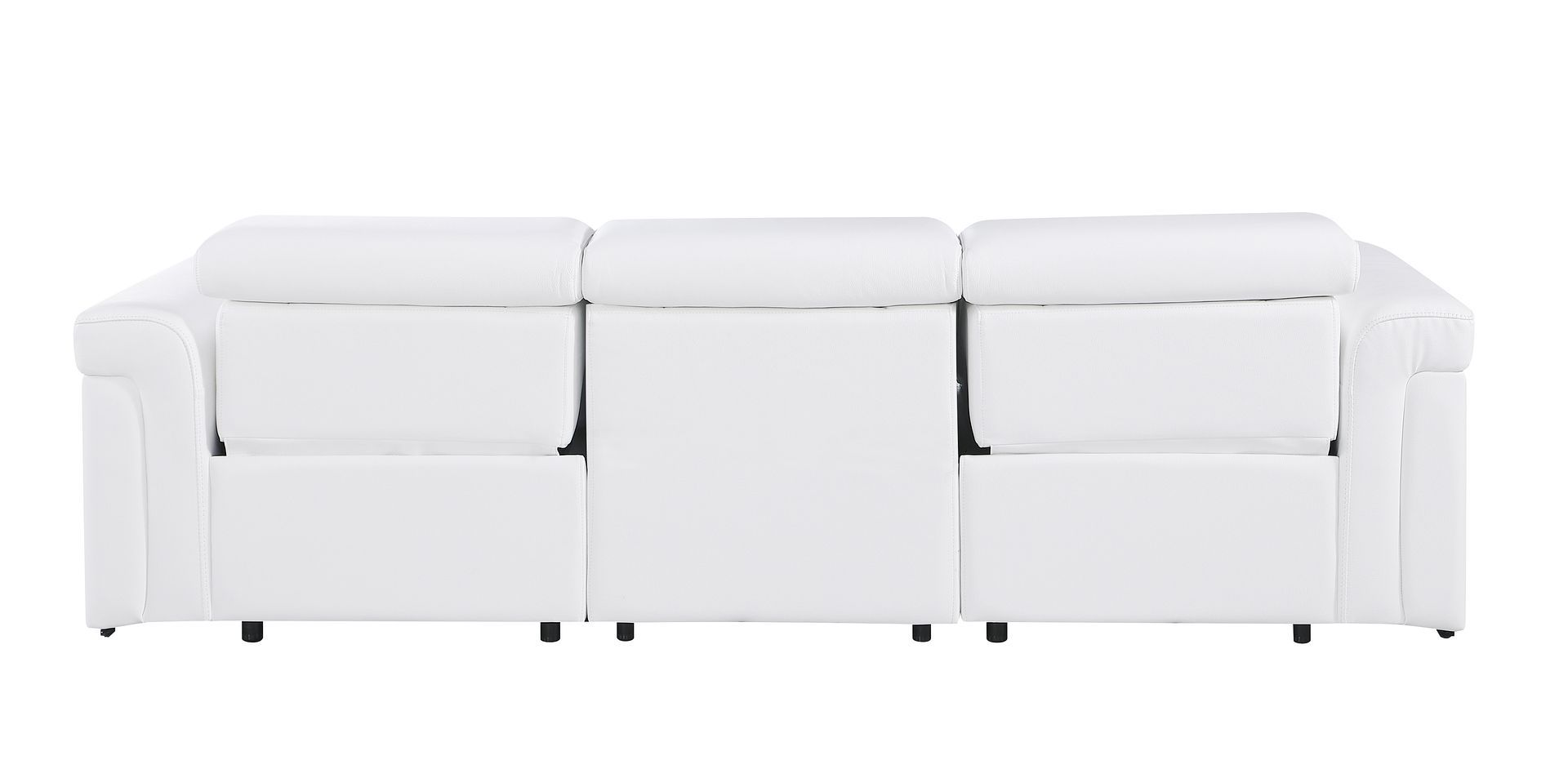 1126 - 3-Piece Modular Power Reclining Sofa In With 2 Power Recliners & Power Headrests