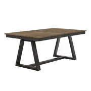 Harper - Trestle Table - Brushed Brown / Pecan