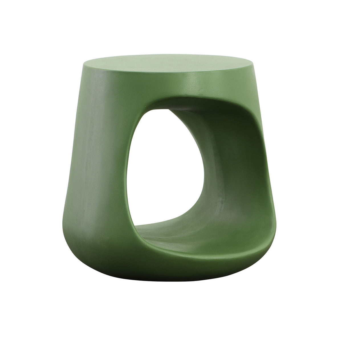 Owens - Outdoor Side Table - Olive Green