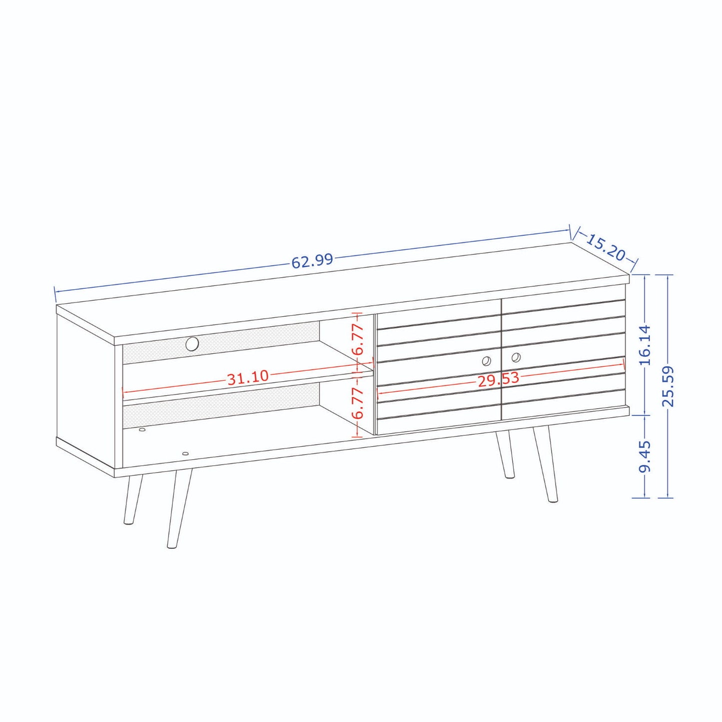 Liberty - TV Stand With For 46" - 60" TVs