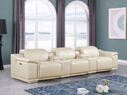 9762 - 5-Piece Modular Power Reclining Sofa And Loveseat Set With 3 Power Recliners In