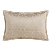 Honeycomb - Jacquard Lumbar Pillow - Light Gold