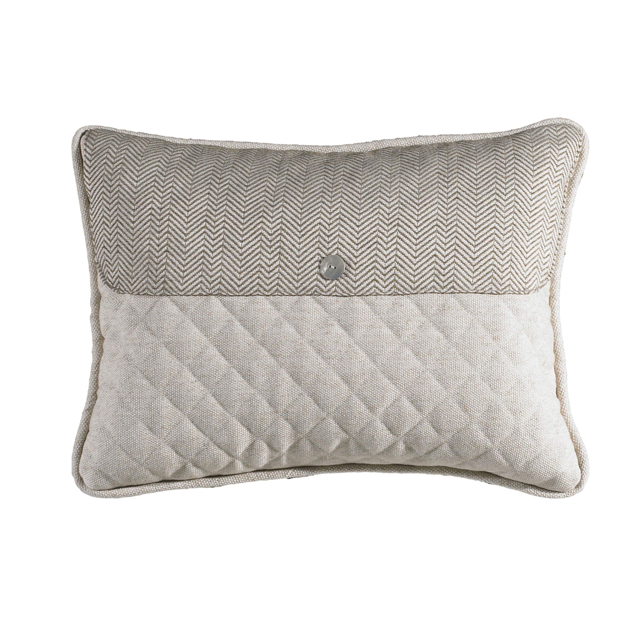 Fairfield - Envelope Pillow - Cream & Taupe
