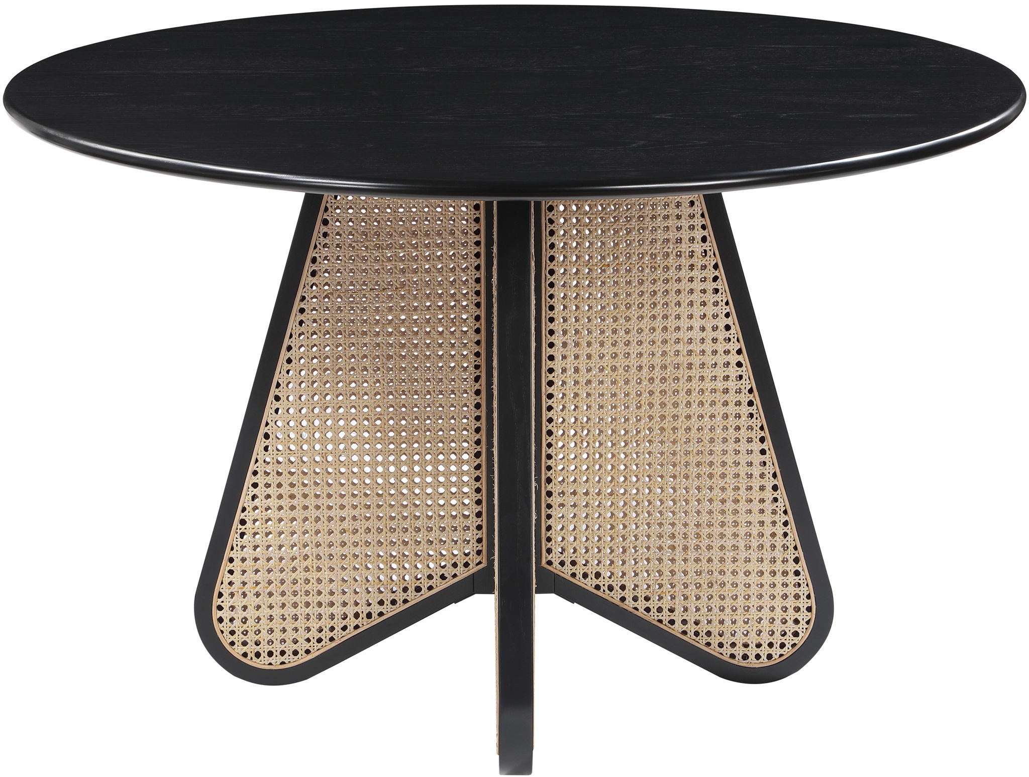 Butterfly - Solid Wood And Natural Cane Table