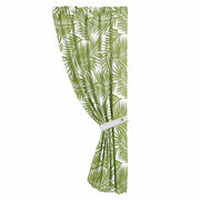 Capri - Fern Curtain - Green / White