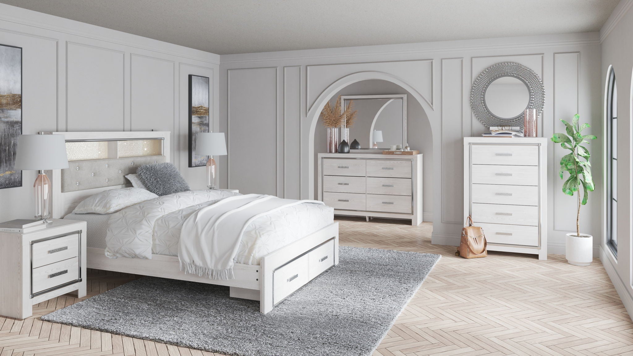 Altyra Bookcase Bedroom Set - Thumbnail 2