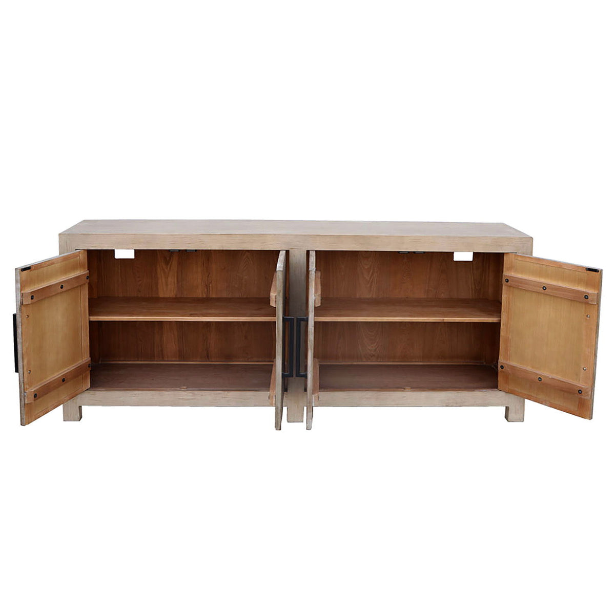 Merwin - Sideboard With Media Holes - Light And Medium Warm Wash