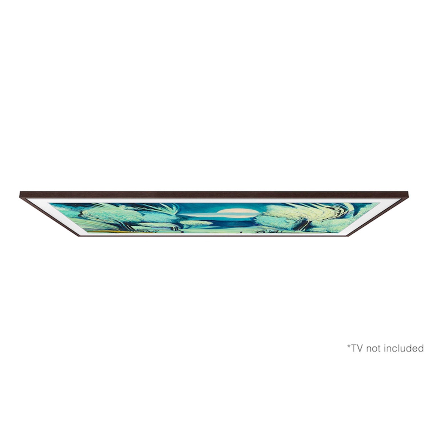 Samsung - 75" The Frame Customizable Bezel - Brown