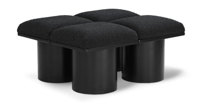Pavilion - 4 Piece Modular Bench With Black Base