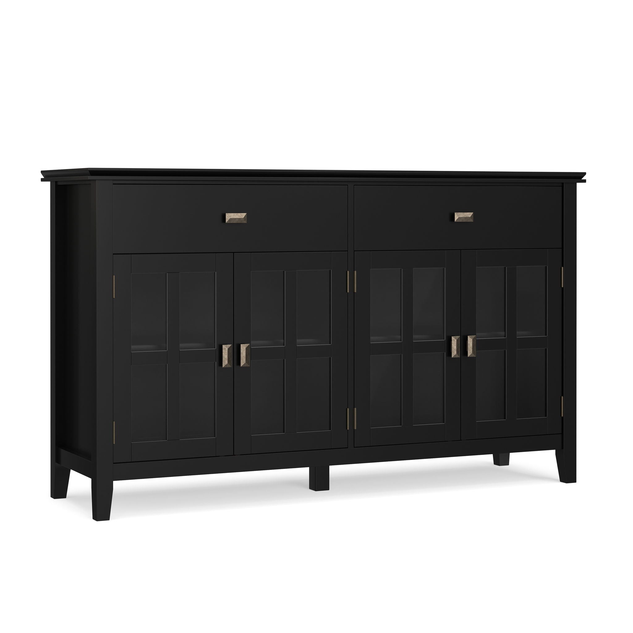Artisan - Large 4 Door Sideboard Buffet - Black