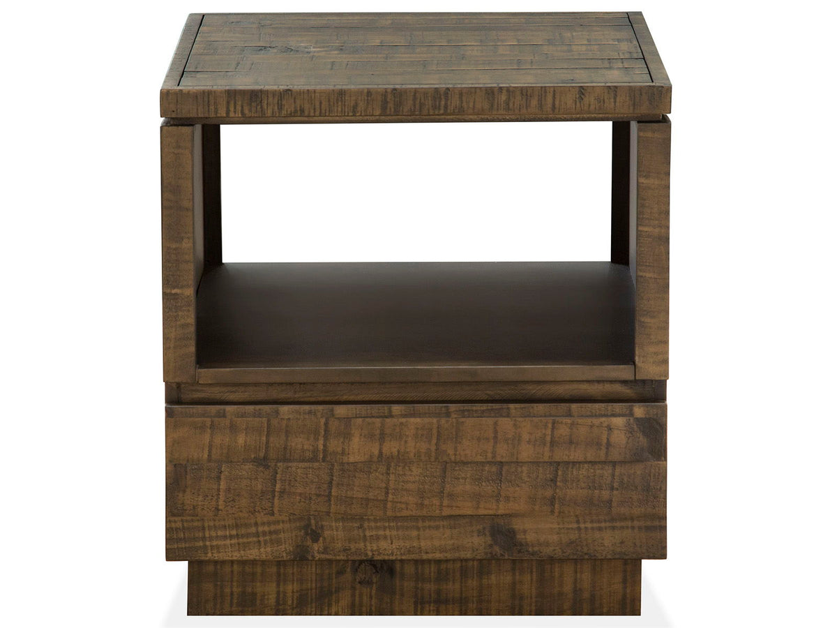 Baisden - Rectangular End Table - Tobacco