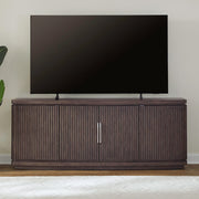 Cascade Falls - 82" TV Console - Satin Espresso