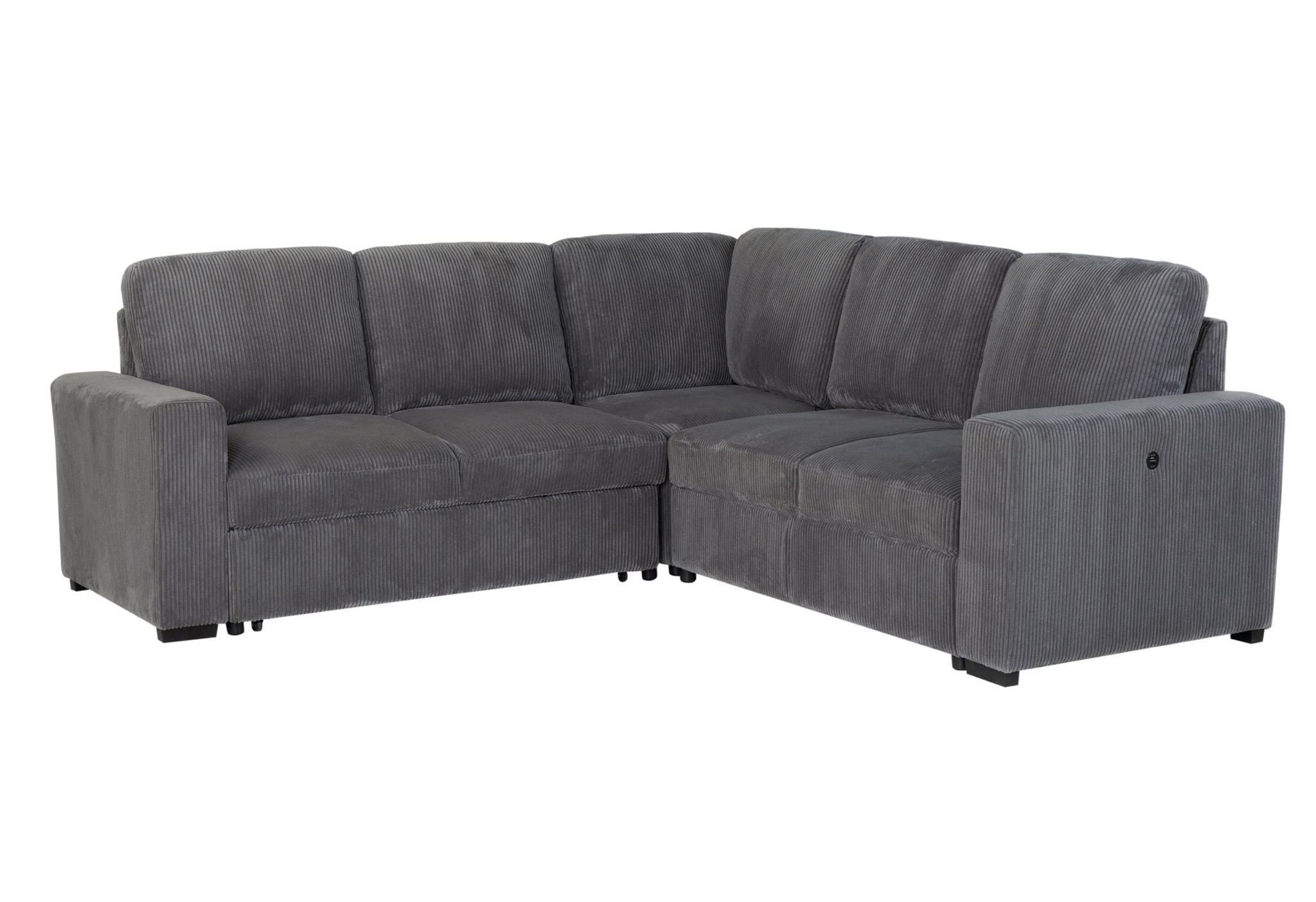 U2660 Sectional Without Chaise And With Pull Out Sofa Bed - Thumbnail 5
