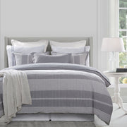 Lane - Queen Stripe Comforter Set (Set of 3) - Gray