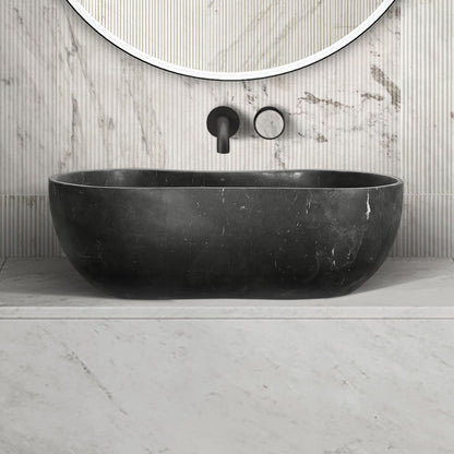 Bathroom Vessel Sink With Wavy Design