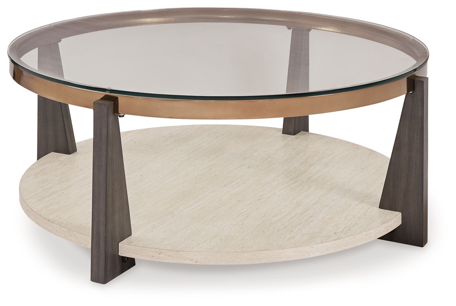 Frazwa Round Cocktail Table - Thumbnail 4