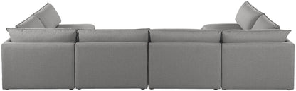 Mackenzie - Modular Sectional 6 Piece - Gray - Modern & Contemporary