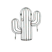 Décor - 5" x 19" x 17" Saguaro Cactus Wall Hook Décor  - Dark Green