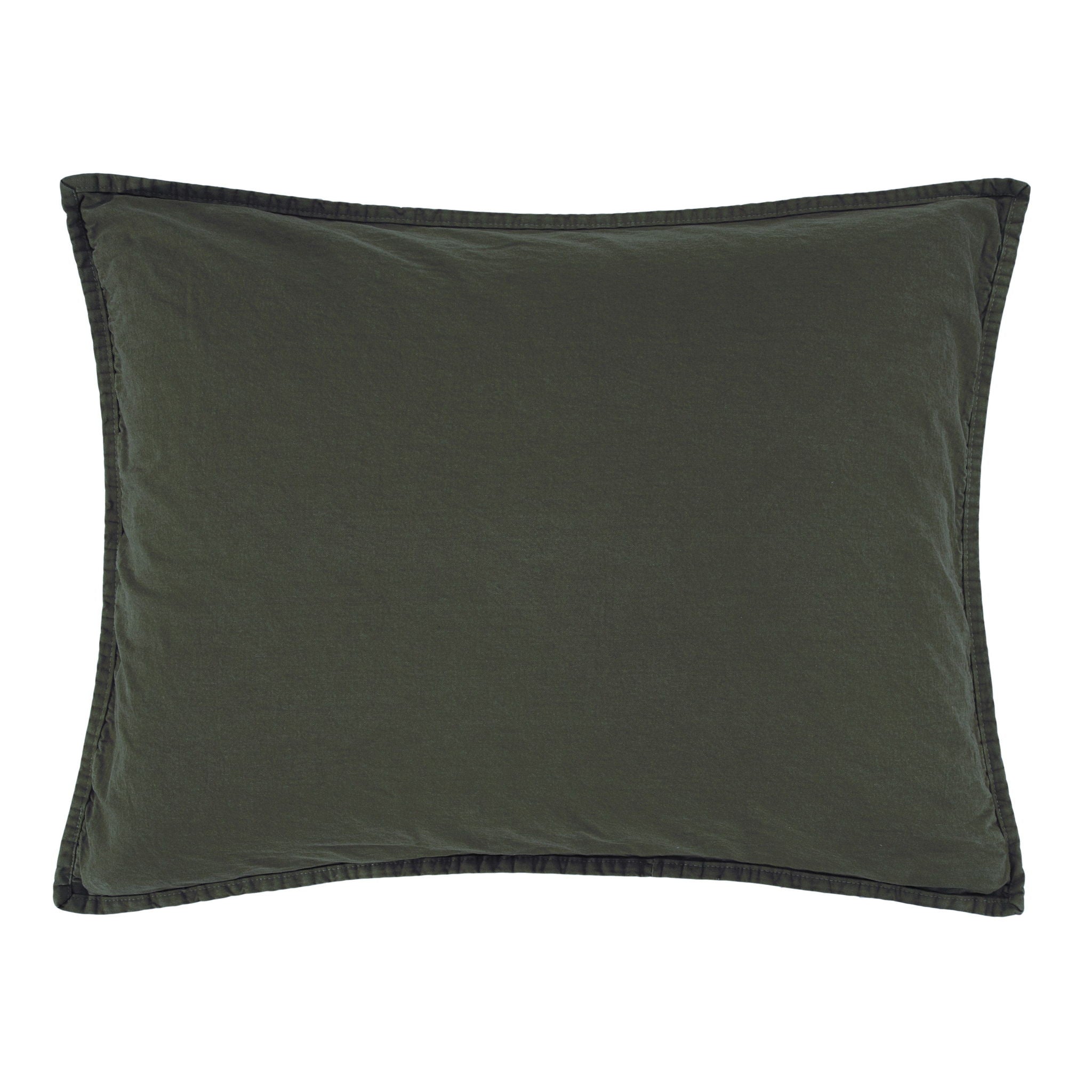 Cotton Canvas - 21" x 34" Stonewashed Pillow Sham - Duffle Bag