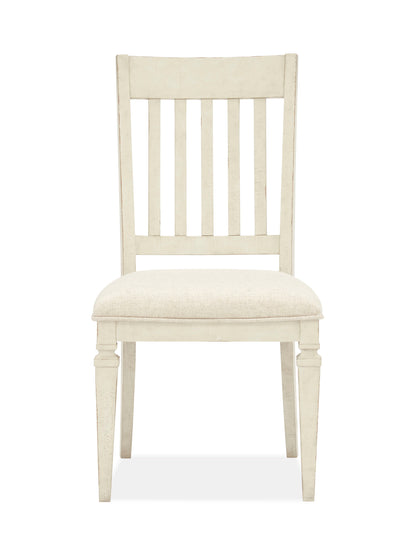 Newport - Dining Side Chair With Upholstered Seat (Set of 2) - Alabaster