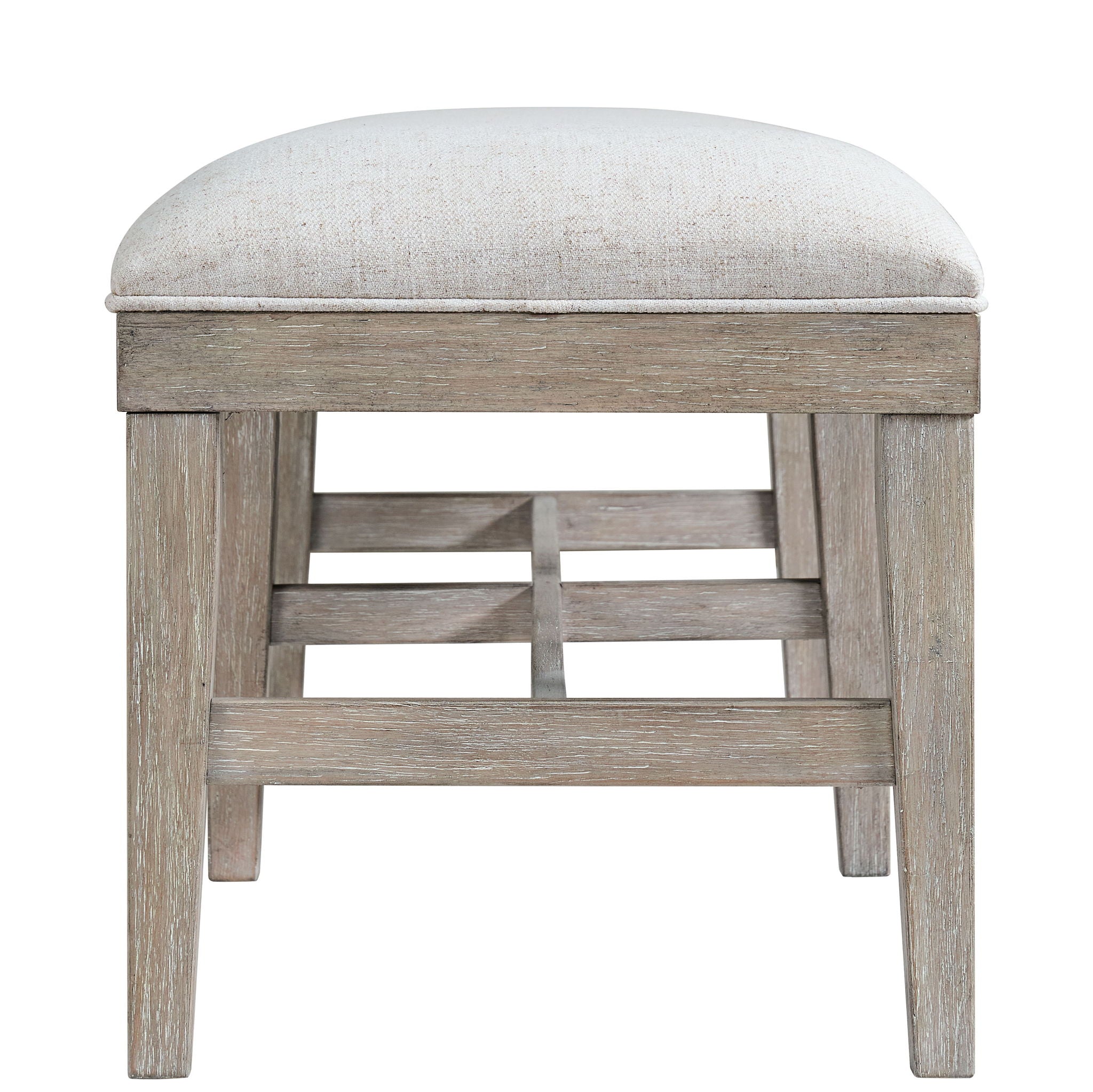 Bennett - Upholstered Dining Bench - Frosted Gray