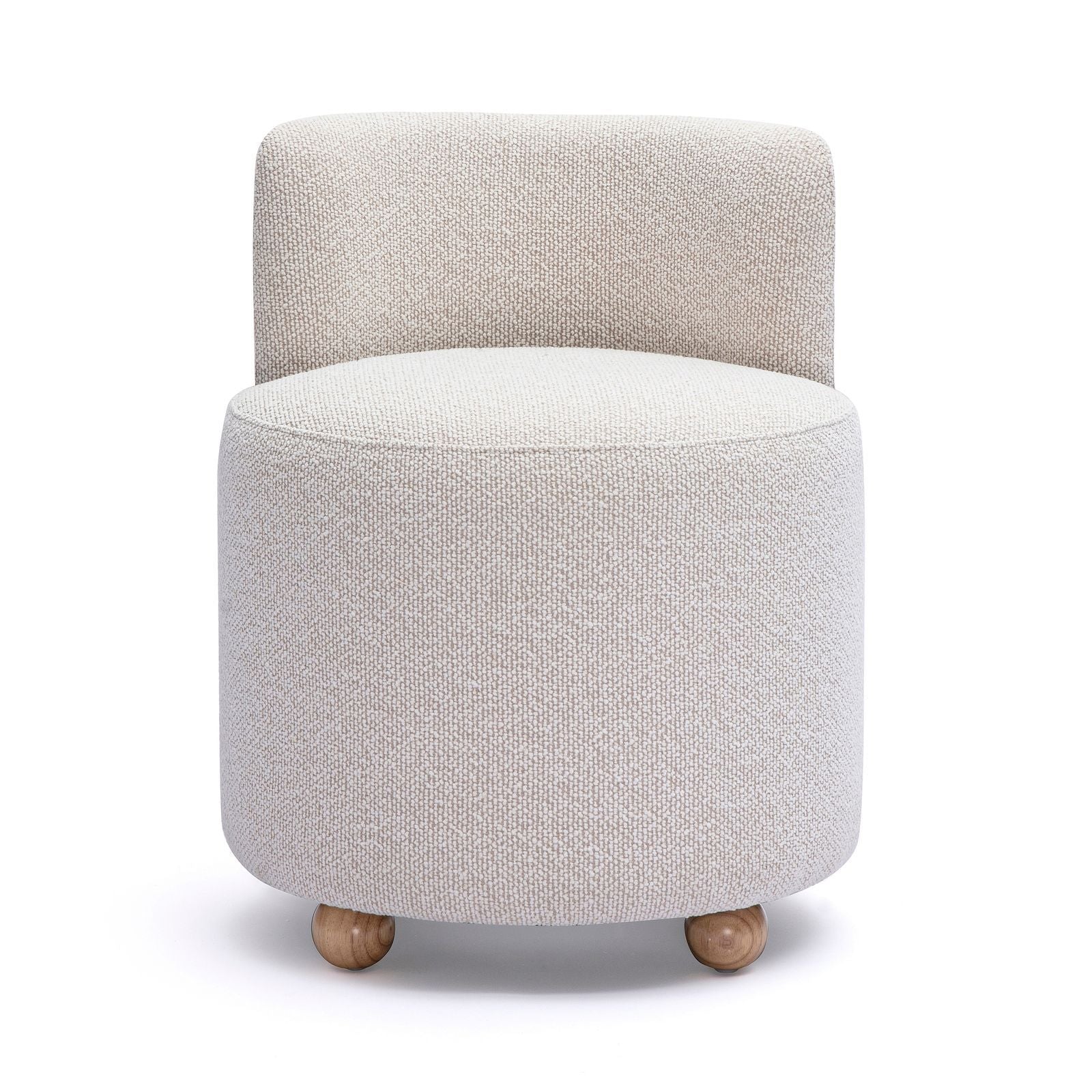 Hakuna - Performance Boucle Desk Chair - Cream