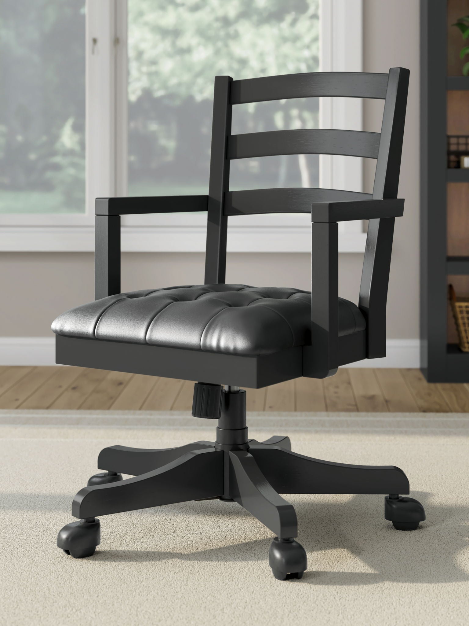 Wildenauer Home Office Swivel Desk Chair - Thumbnail 4