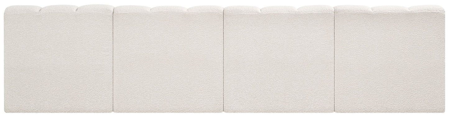 Arc - Boucle Fabric 4 Seats Modular Sofa