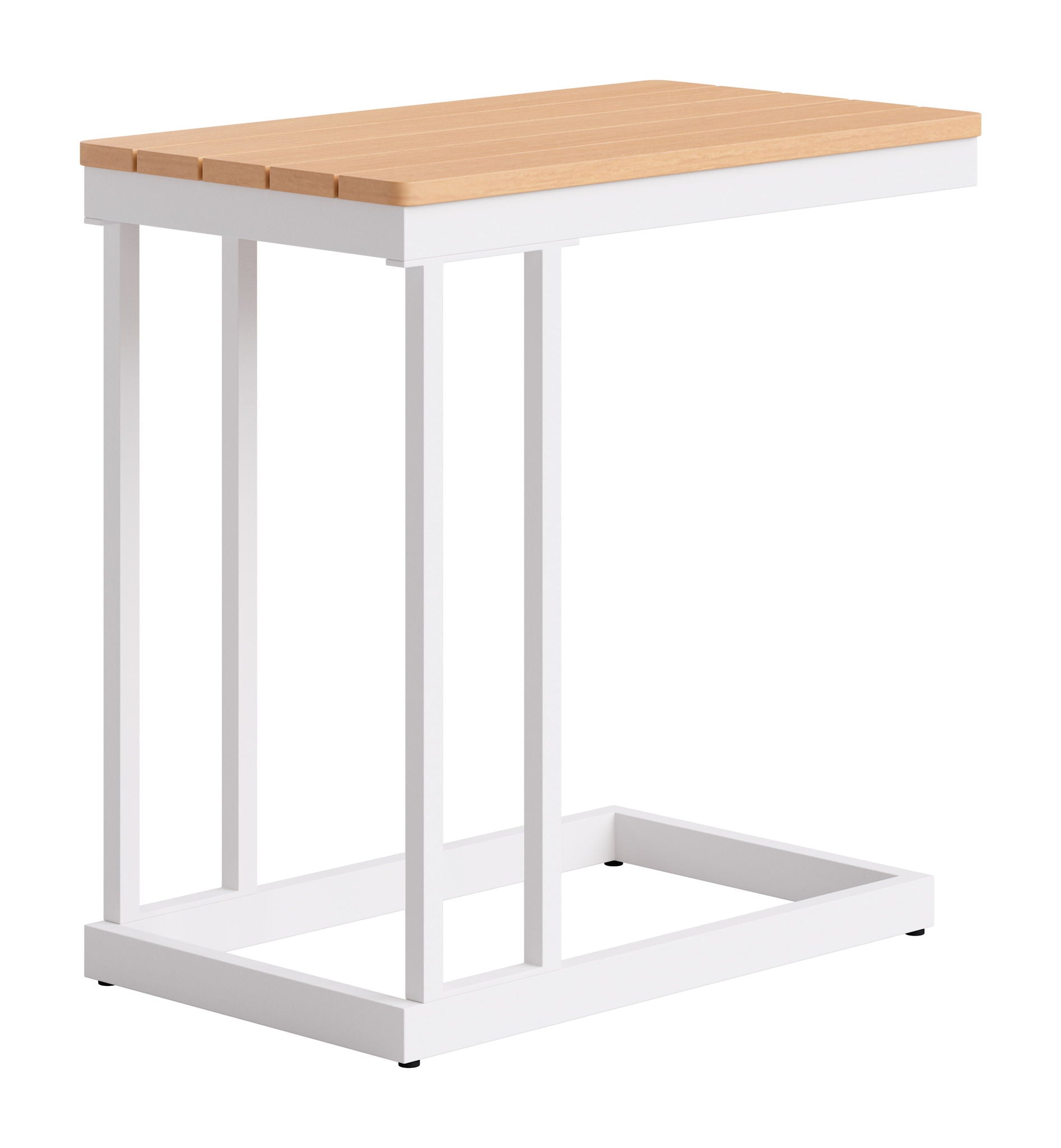 Tamaru - Side Table - Natural / White