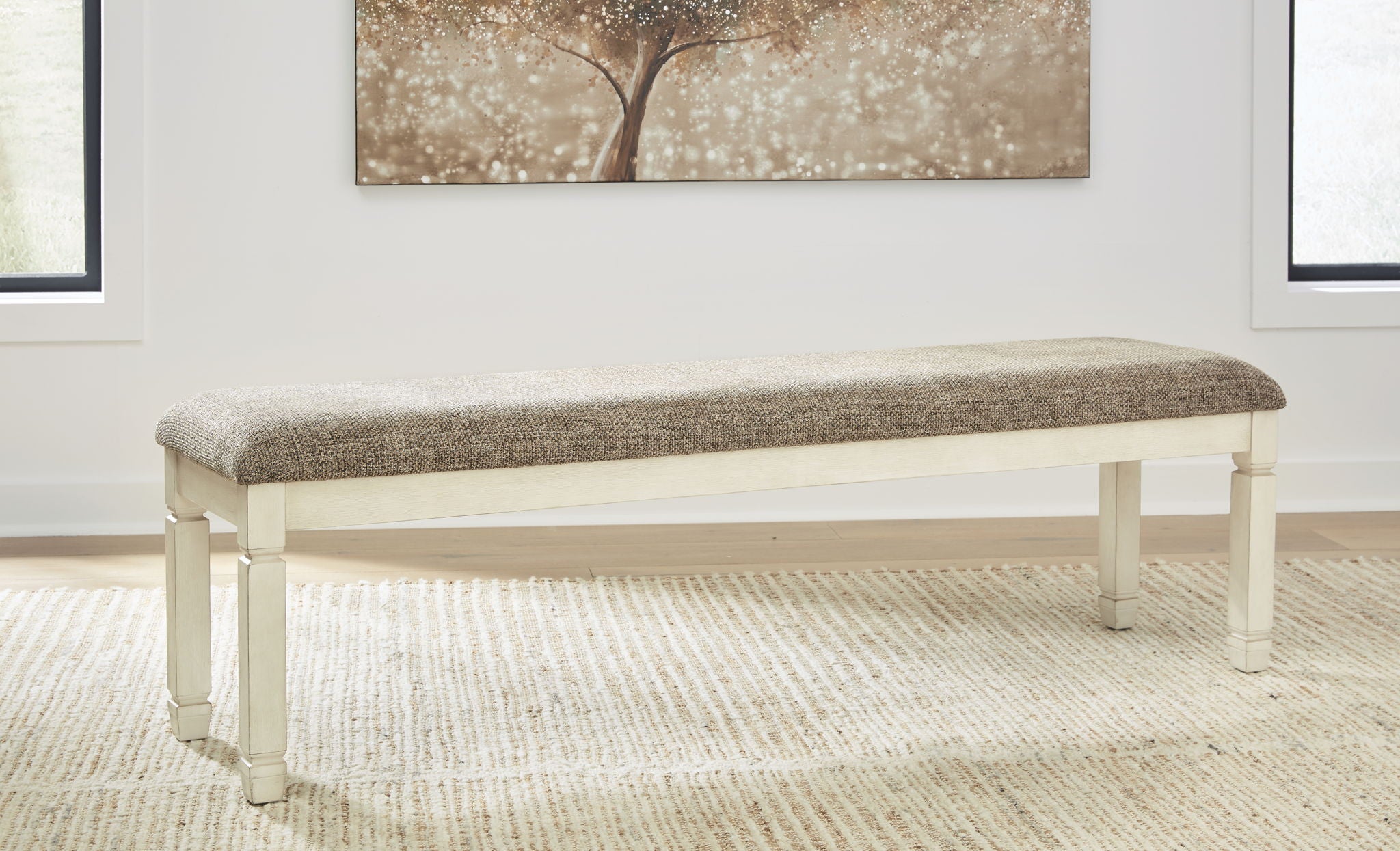 Bolanburg - Extra Large UPH DRM Bench - Brown / Beige