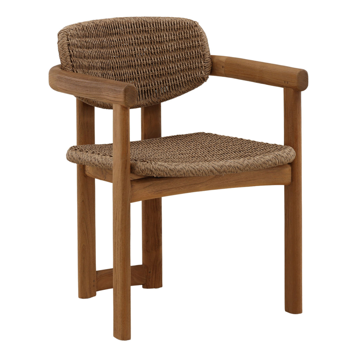 Alva - Outdoor Dining Chair - Light Brown