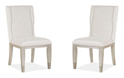 Lenox - Upholstered Host Side Chair (Set of 2) - Acadia White