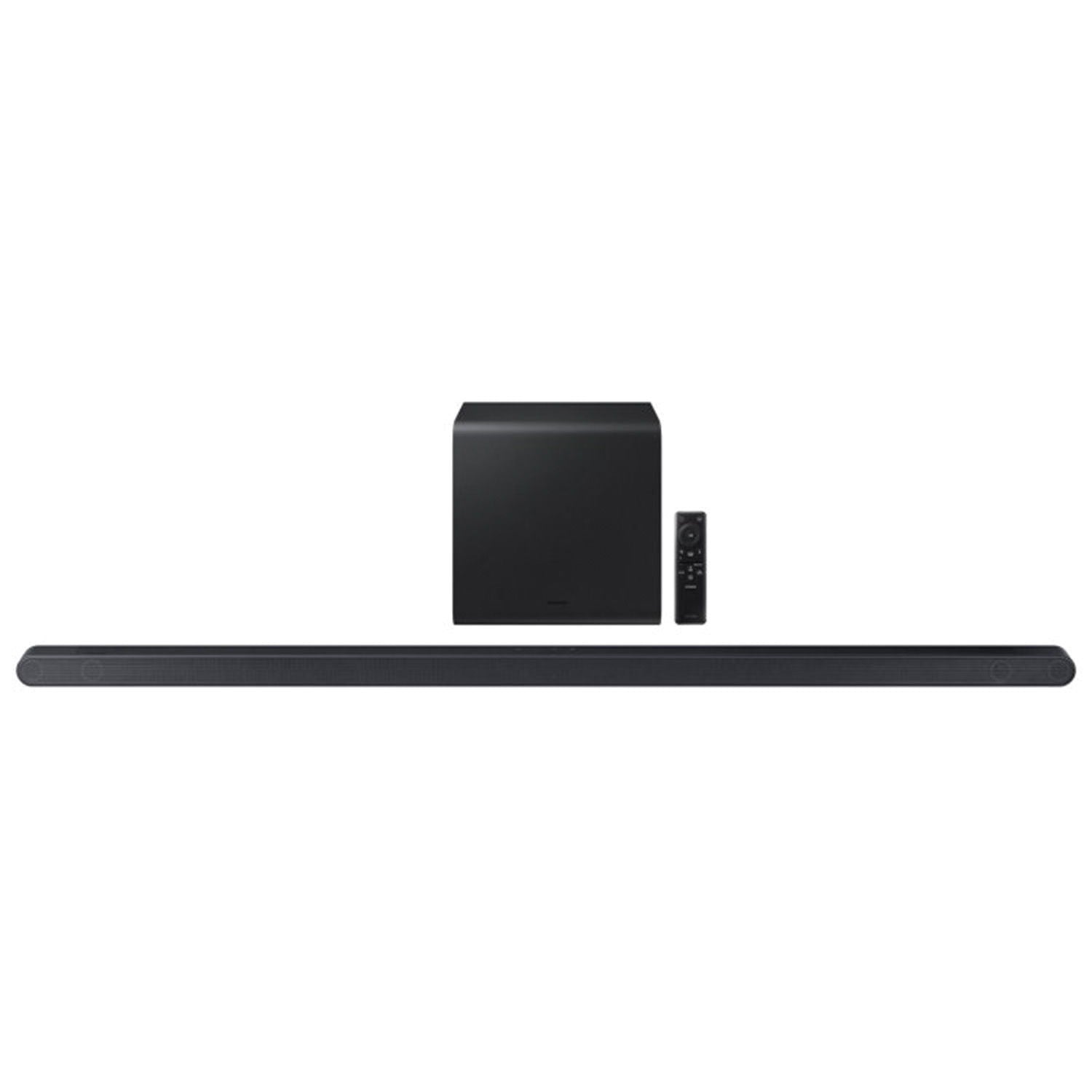 Samsung - 3.1.2 Channel Soundbar With Wireless Sub, Dolby Atmos,330W - Black