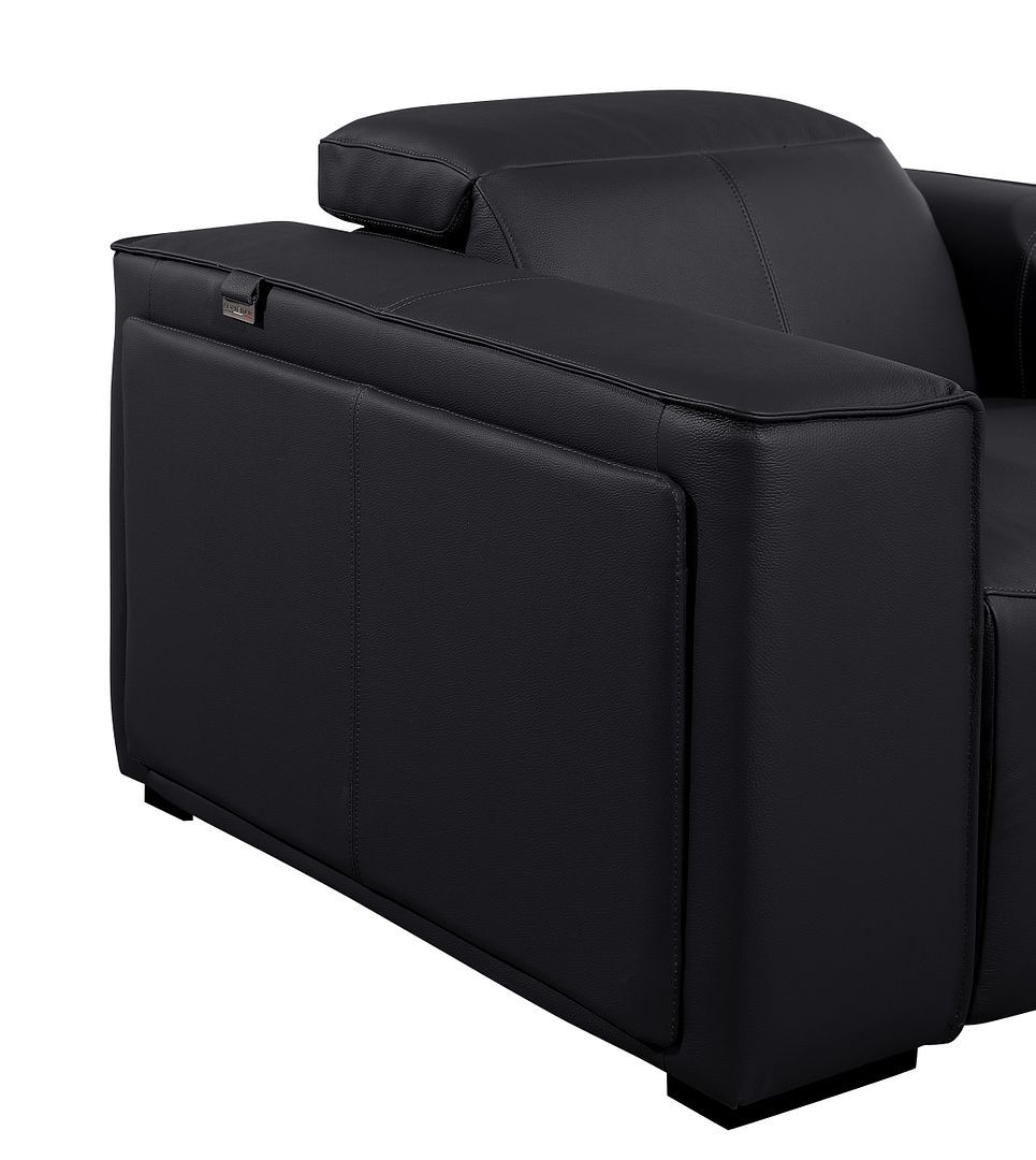 1224 - 8-Piece L-Shaped Sectional Sofa In With 4 Power Recliners & Power Headrests