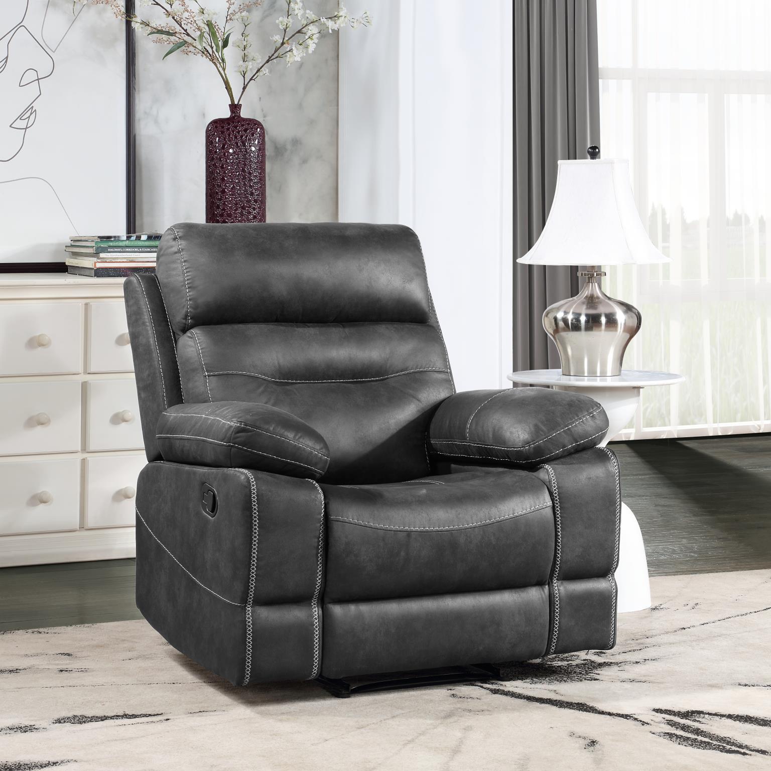 U170 - Motion Recliner - Gray