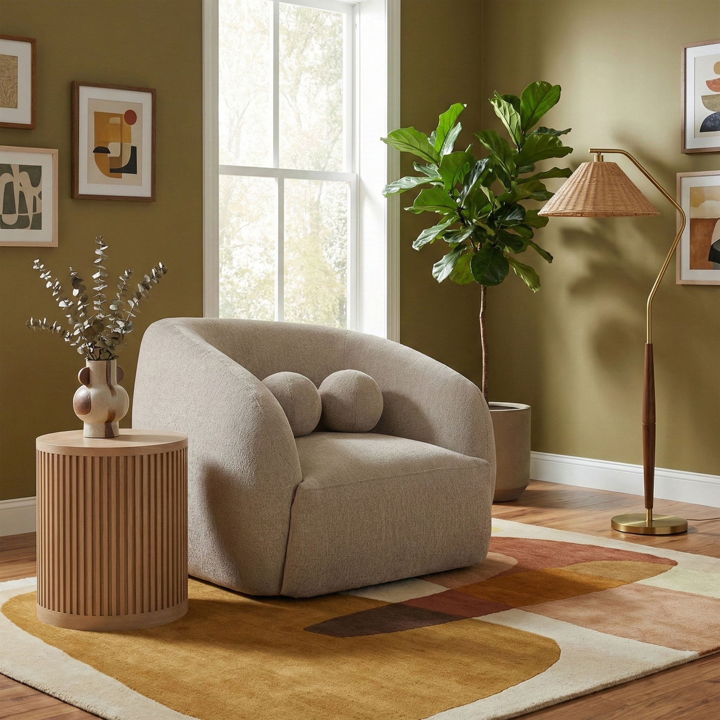 Elowen - Fabric Upholstered Chair