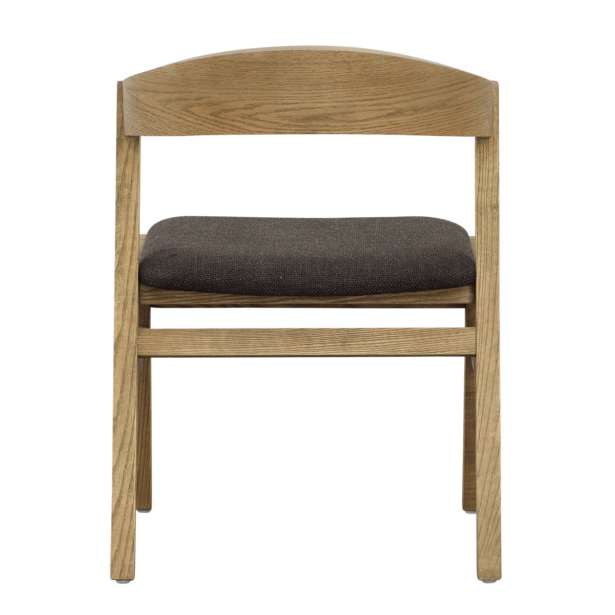 Ilaria - Dining Chair - Charcoal And Natural Brown