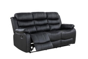 U190 - Motion Loveseat - Black