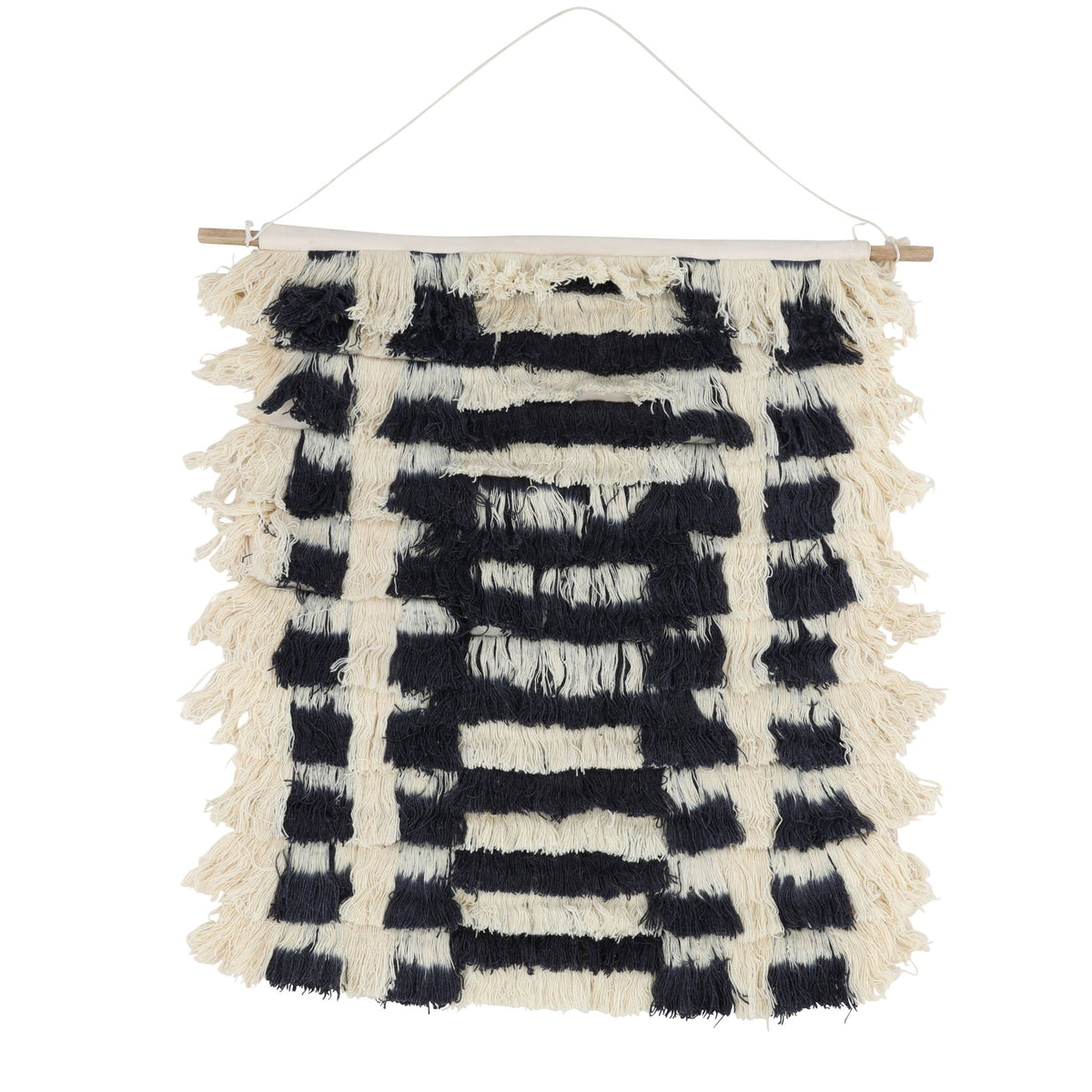 Nyle - Macrame - Black And Natural