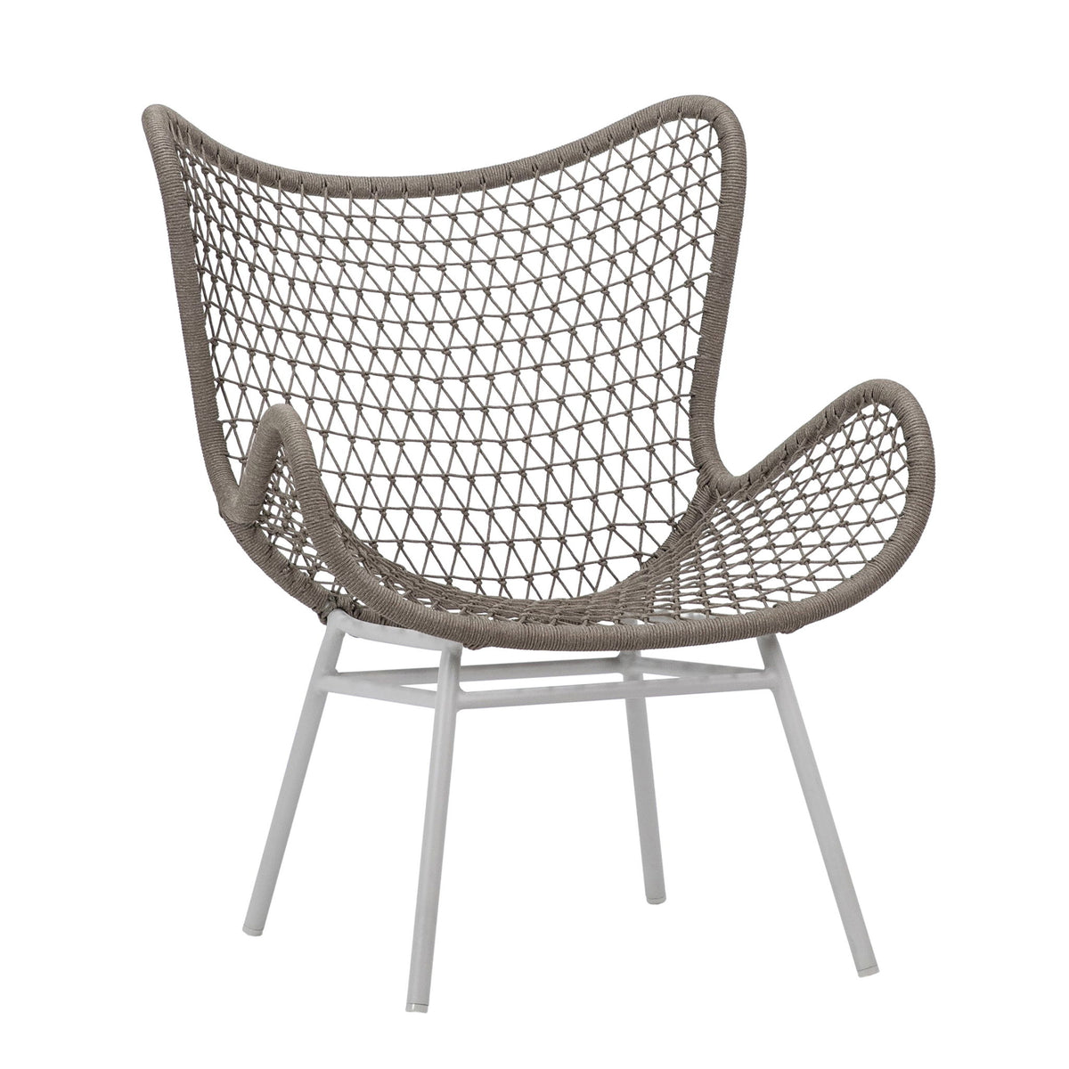 Carmen - Outdoor Occasional Chair - Sand And White