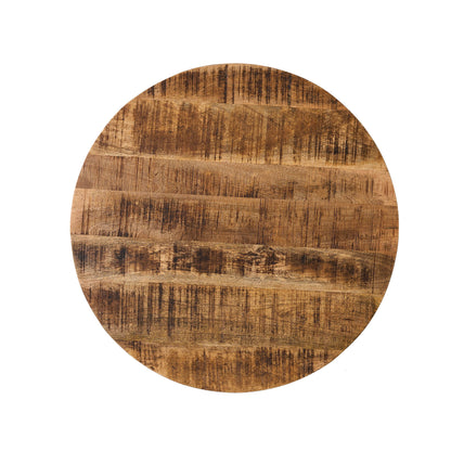 Ameliarae - Handcrafted Boho Mango Wood And Iron Coffee Table - Natural