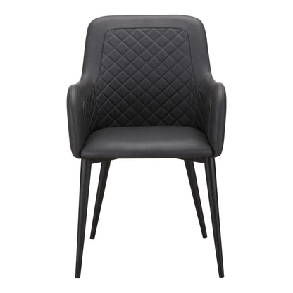 Cantata - Vegan Leather Dining Chair (Set of 2) - Slate