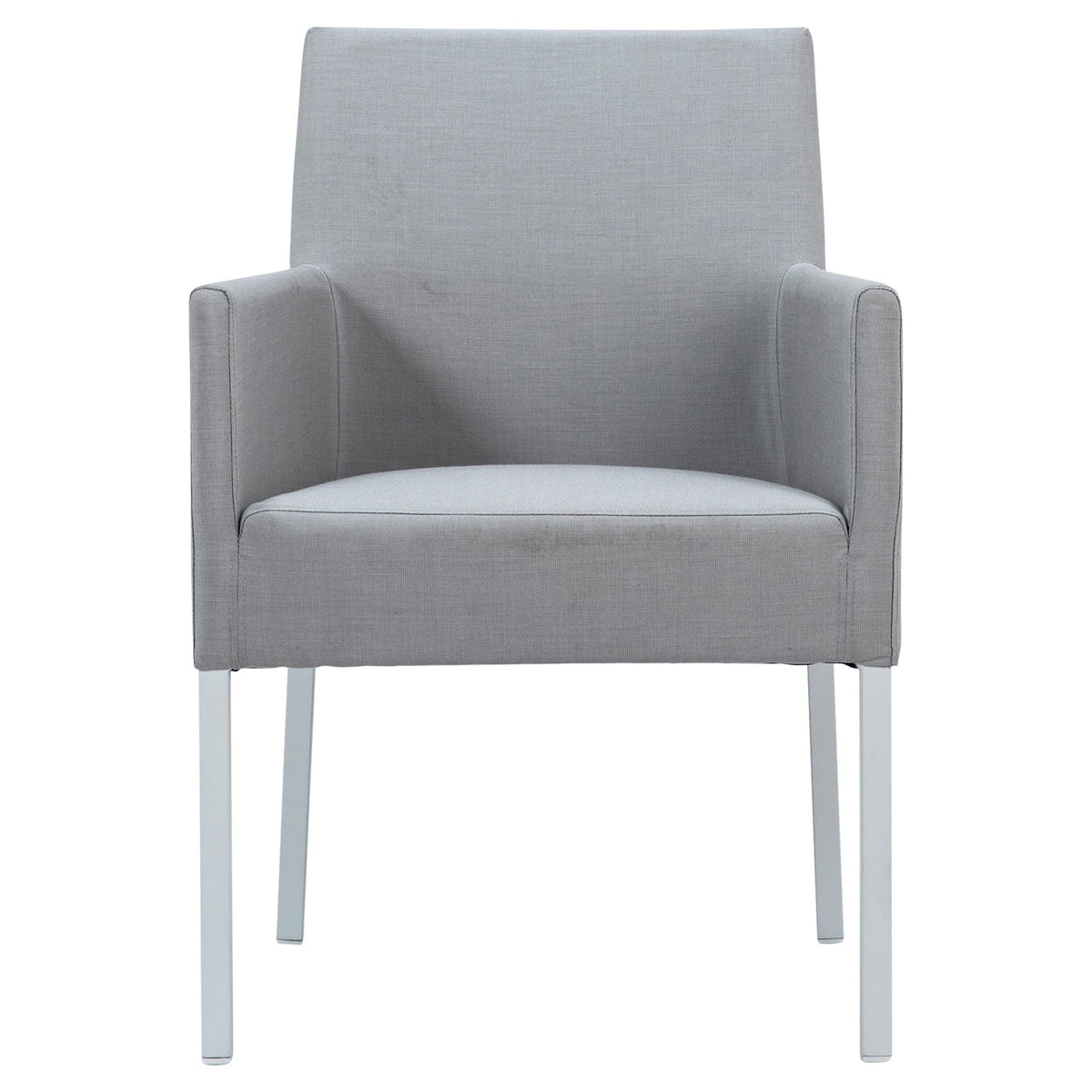 Norman - Outdoor Dining Chair - Gray And White