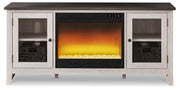 Dorrinson - TV Stand With Fireplace Insert