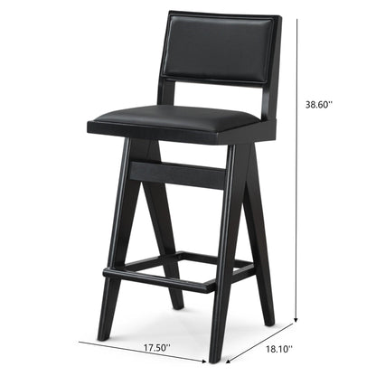 Keira - Bar Stool (Set of 2) - Black