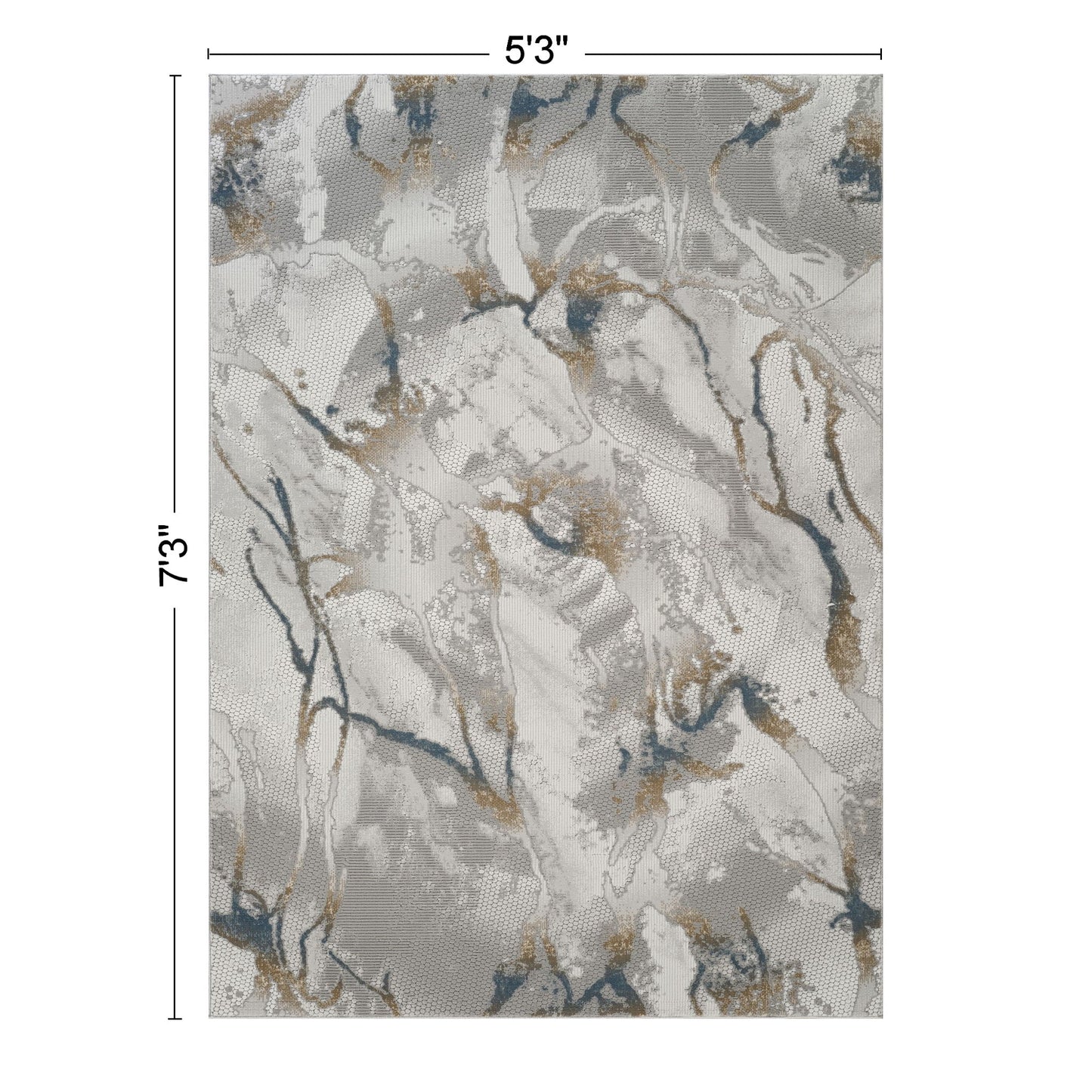 Geometrix - Area Rug With 3D Effect