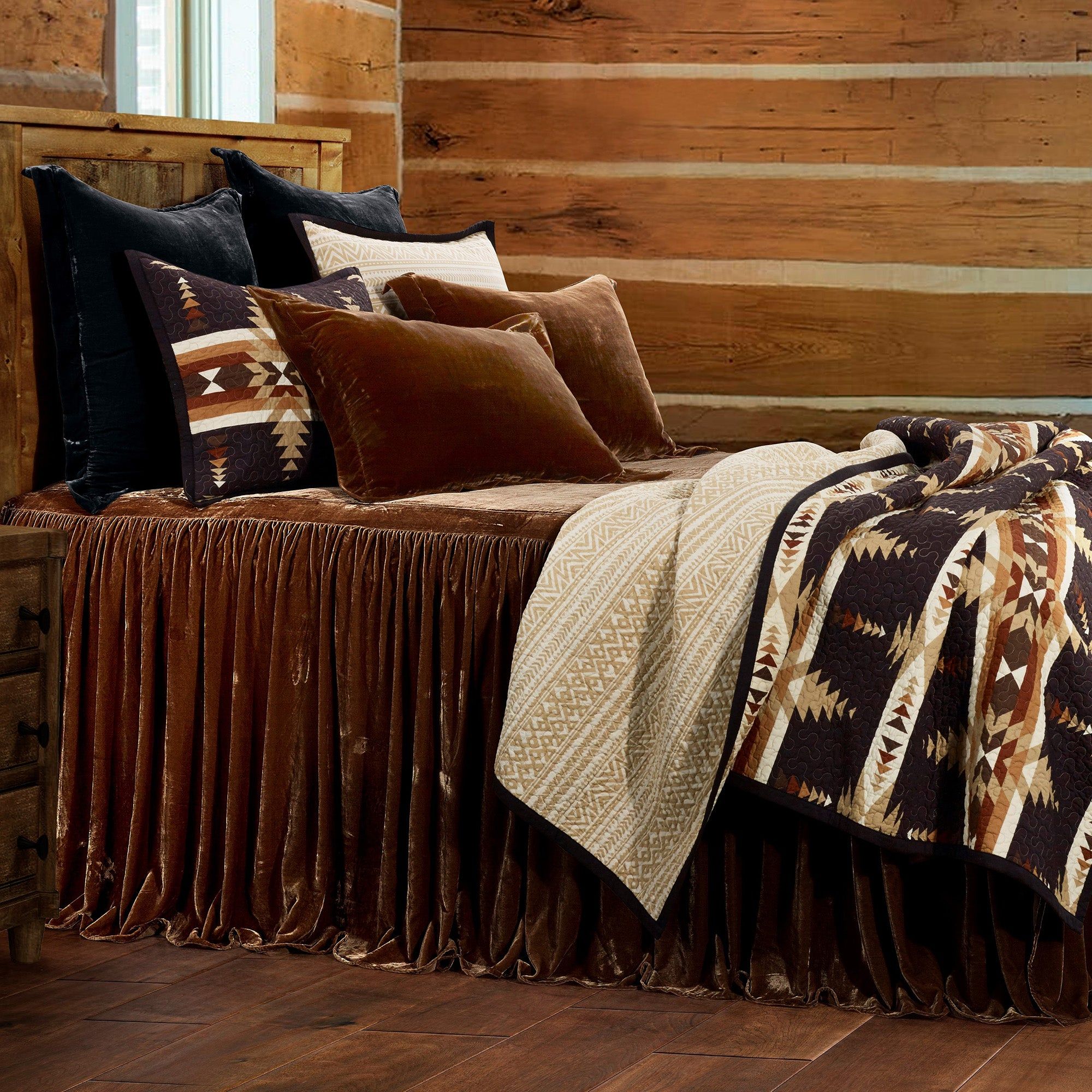 Yosemite - King Reversible Quilt Set (Set of 3) - Multi Color