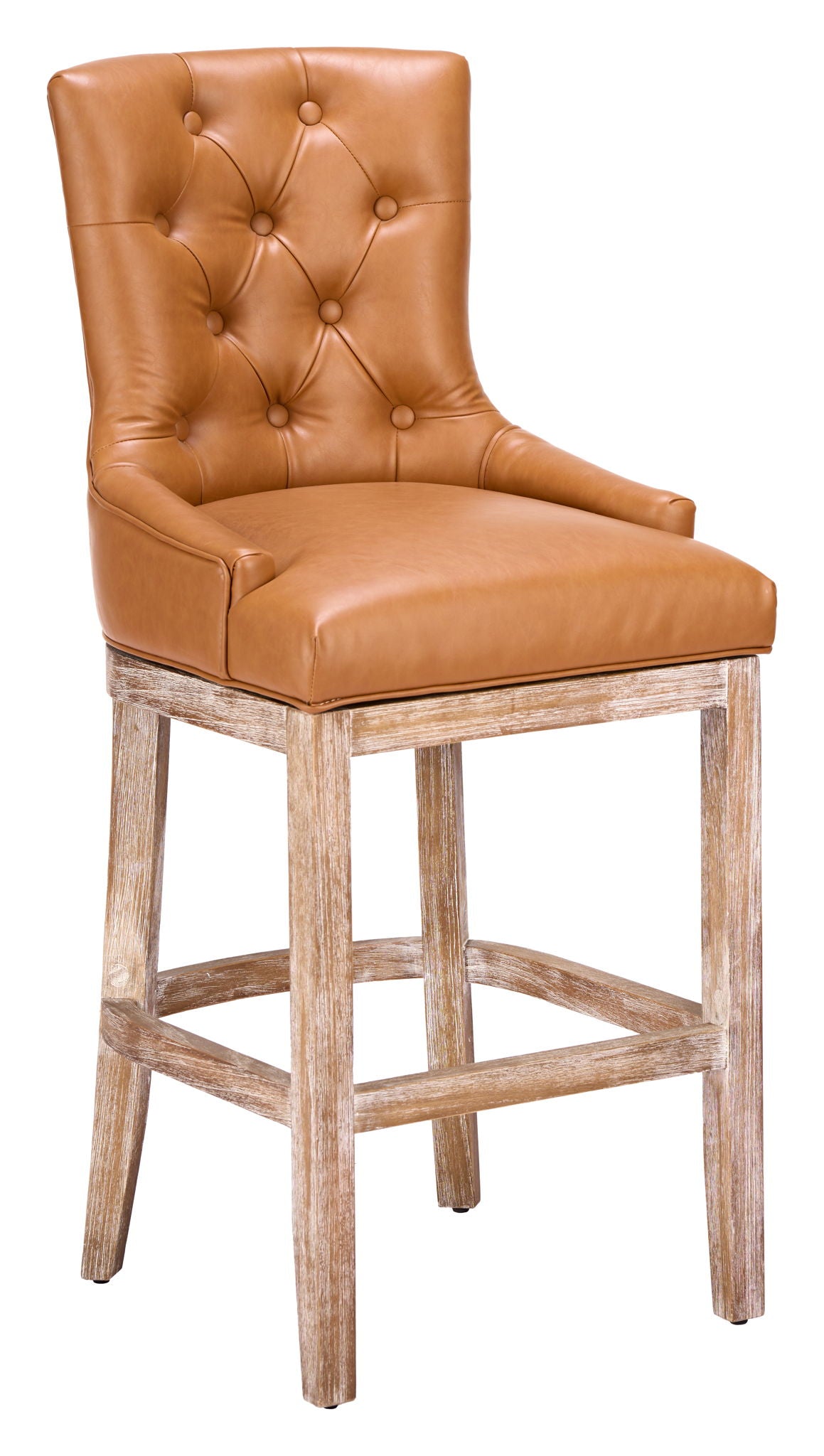 Nuby - Swivel Barstool - Brown