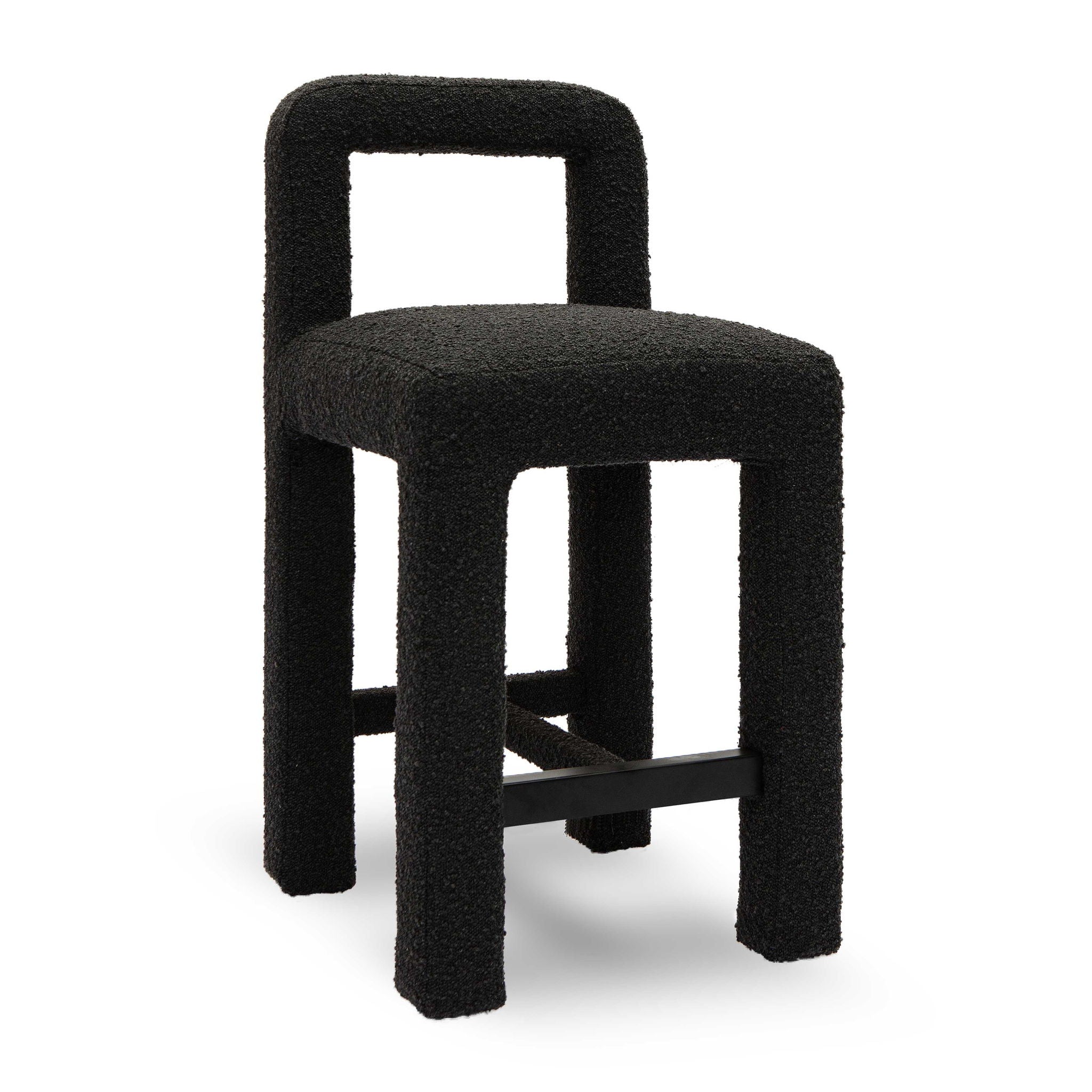 Hazel Boucle Counter Stool - Thumbnail 4