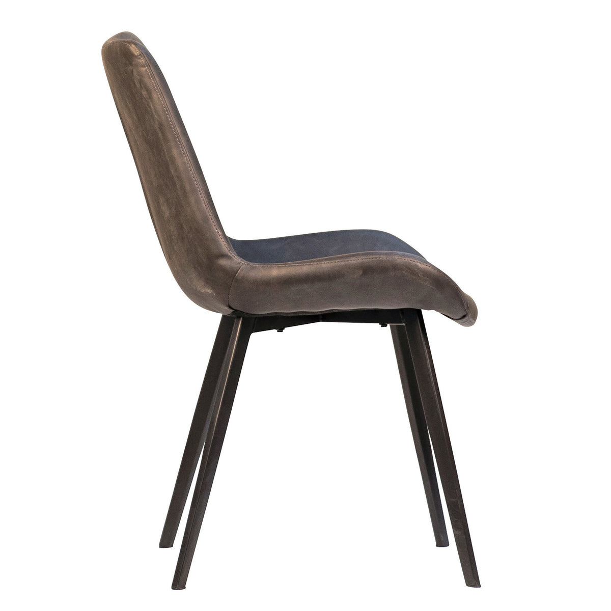 Banon - Dining Chair (Set of 2) - Charcoal And Black